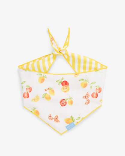 Yellow Reversible Citrus Bandana Yellow - Draper James