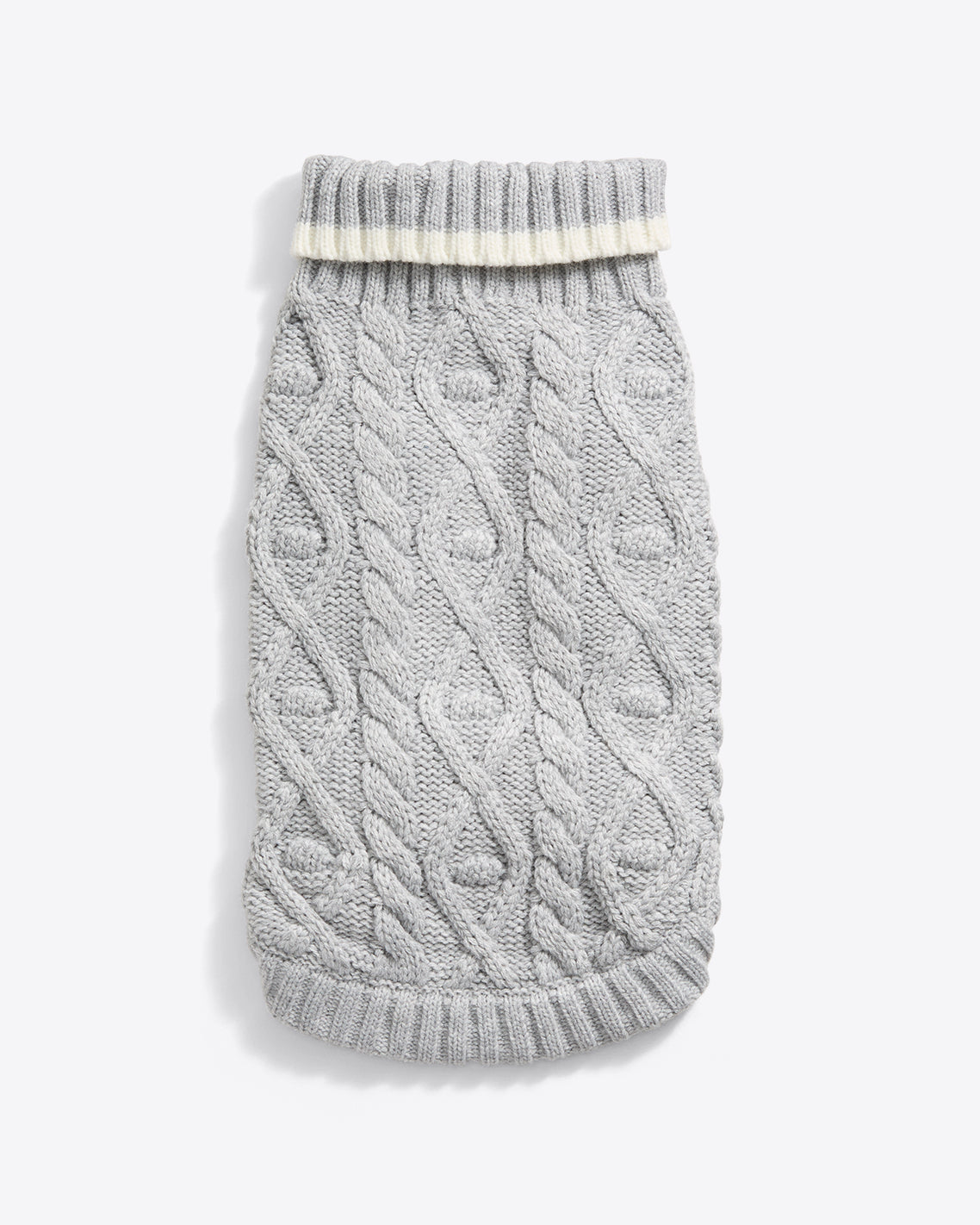 Cable Knit Dog Sweater Grey - Draper James