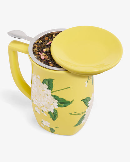 Hydrangea Fiore Steeping Cup with Infuser Multicolor - Draper James
