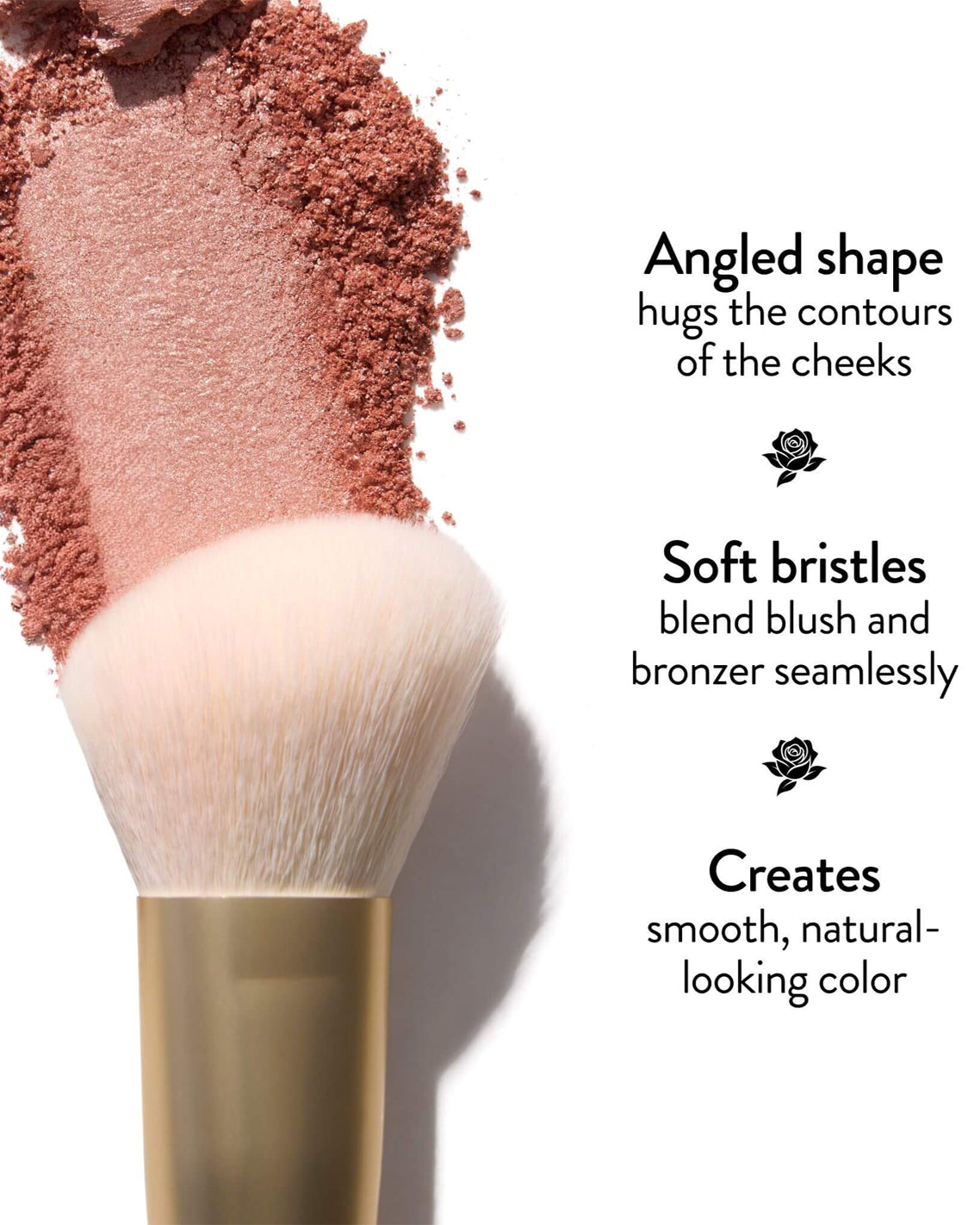 Draper James x Laura Geller Angled Blush Brush Multicolor - Draper James