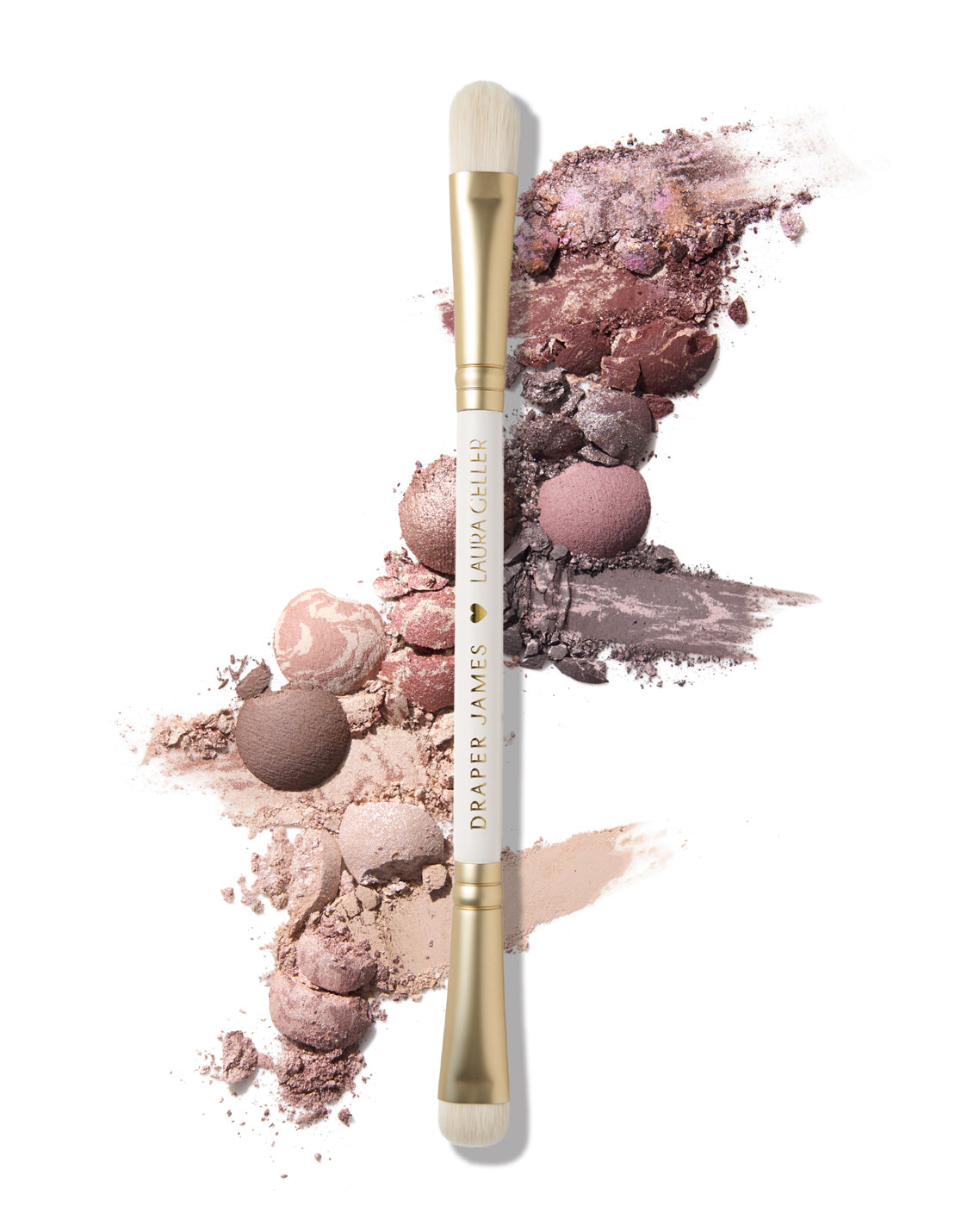 Draper James x Laura Geller Dual-Ended Eyeshadow Brush Multicolor - Draper James