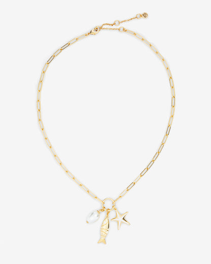 Charm Necklace Gold - Draper James