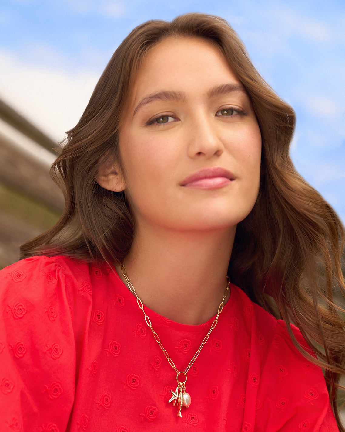 Charm Necklace Gold - Draper James