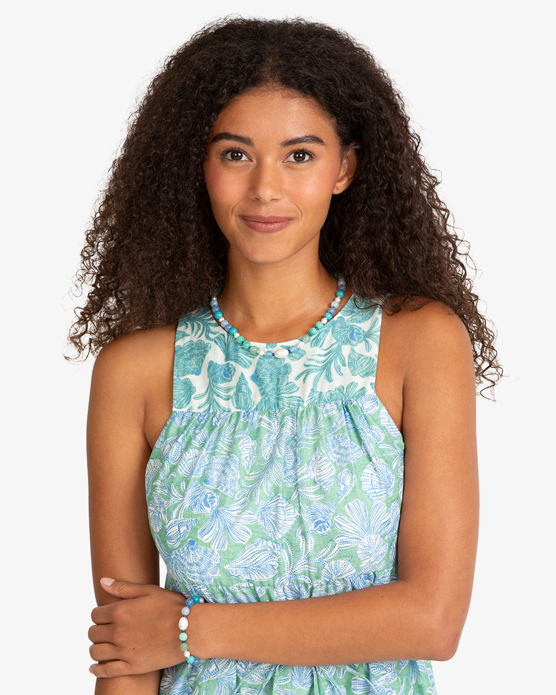 Ocean Necklace Blue Multi - Draper James