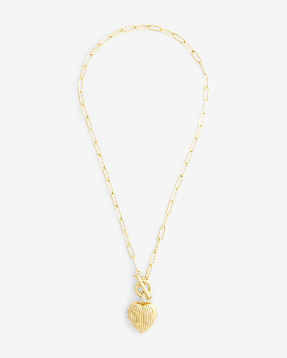 Heart Locket Necklace Gold - Draper James