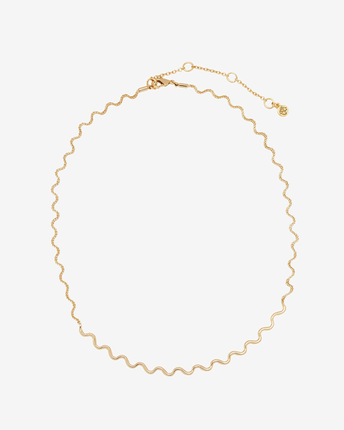 Ripple Wavy Layering Necklace | Gold Gold - Draper James