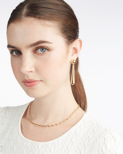 Ripple Wavy Layering Necklace | Gold Gold - Draper James