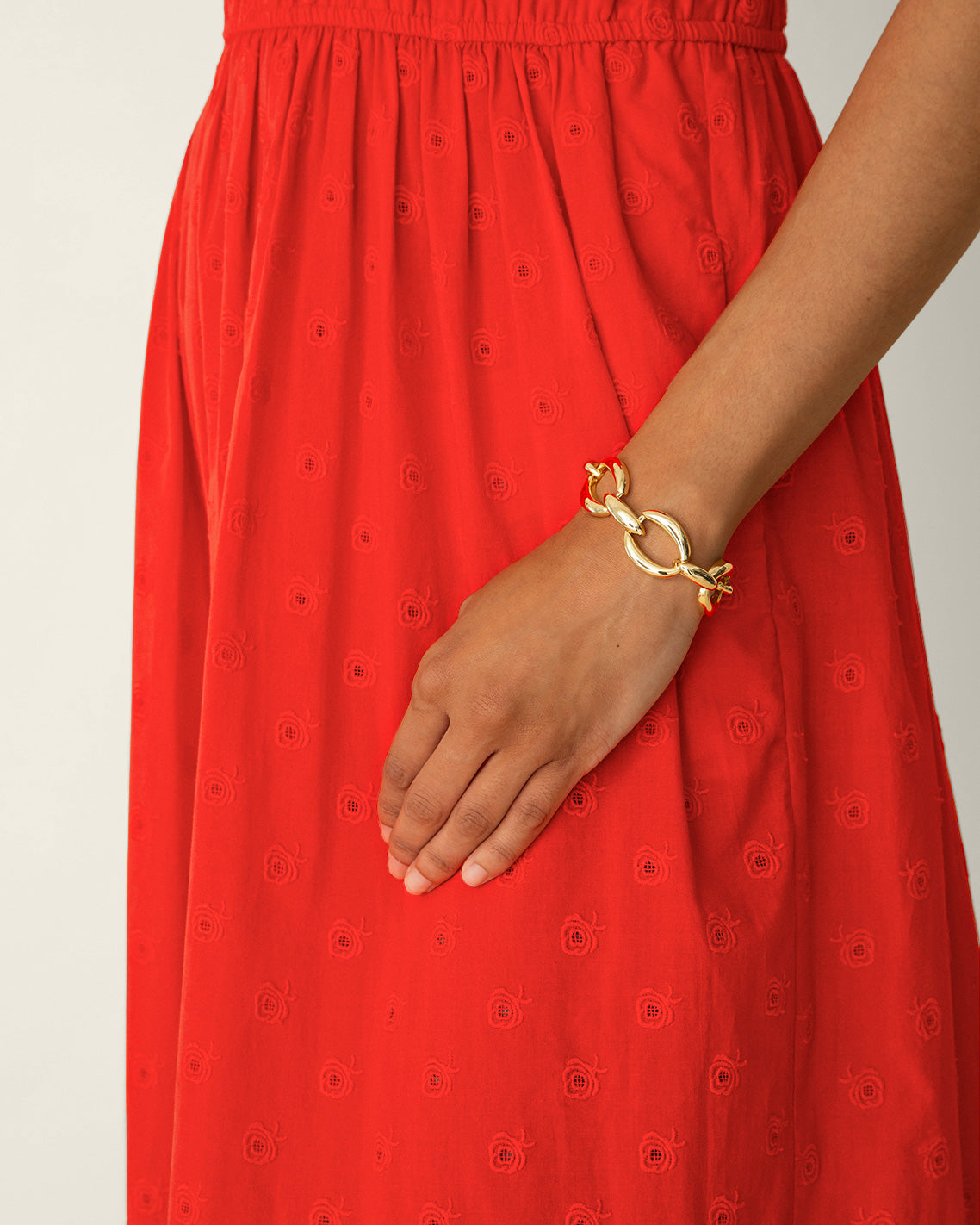 Large Link Bracelet Gold - Draper James