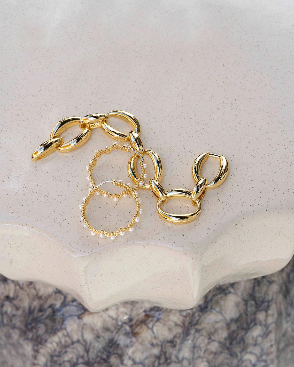 Hoop Earrings Gold - Draper James