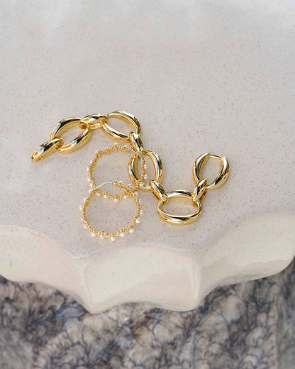 Hoop Earrings Gold - Draper James