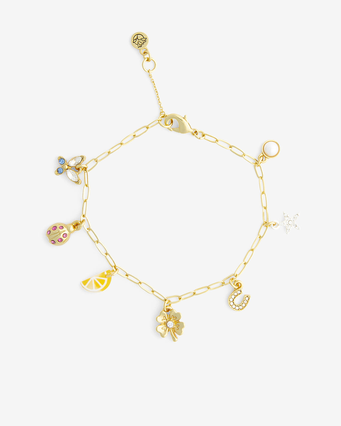 A Little Luck Charm Bracelet Gold - Draper James