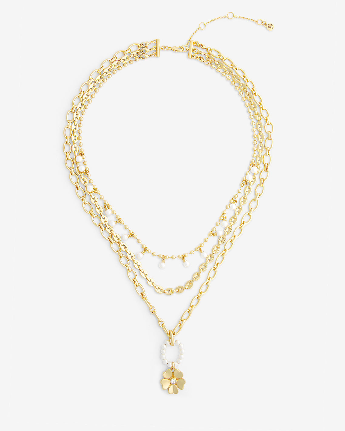 Tres Chic Layering Necklace Gold - Draper James