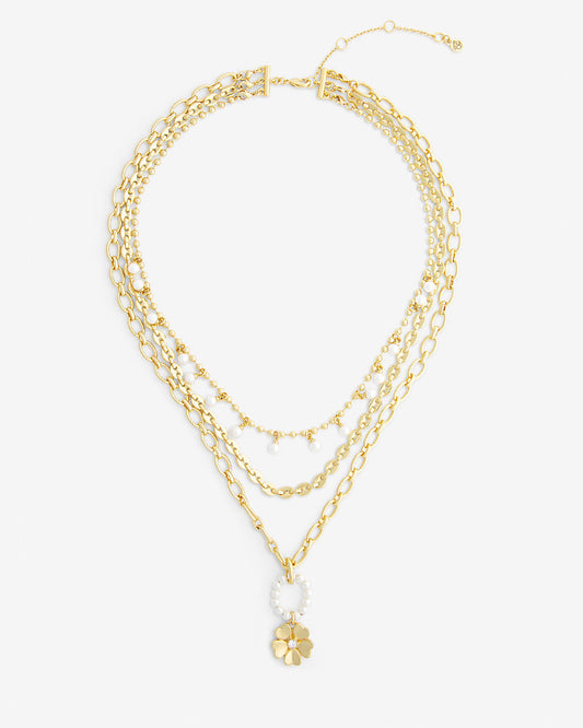 Tres Chic Layering Necklace Gold - Draper James