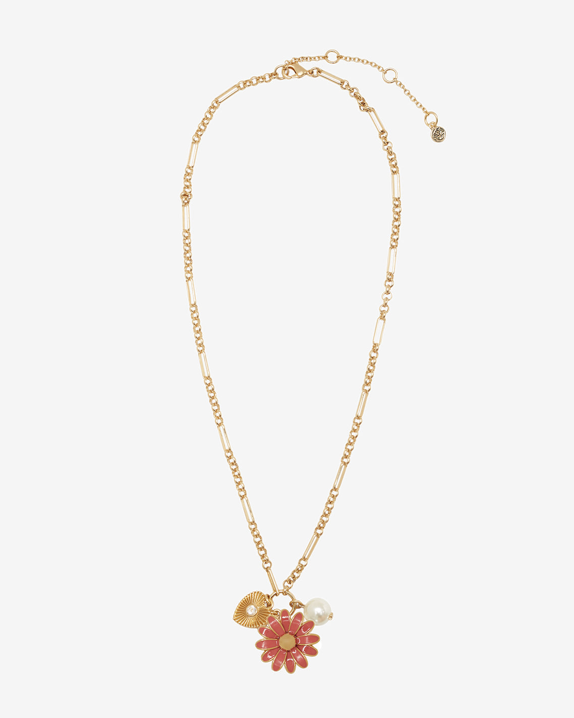 Flower Charm Pendant Necklace Gold - Draper James