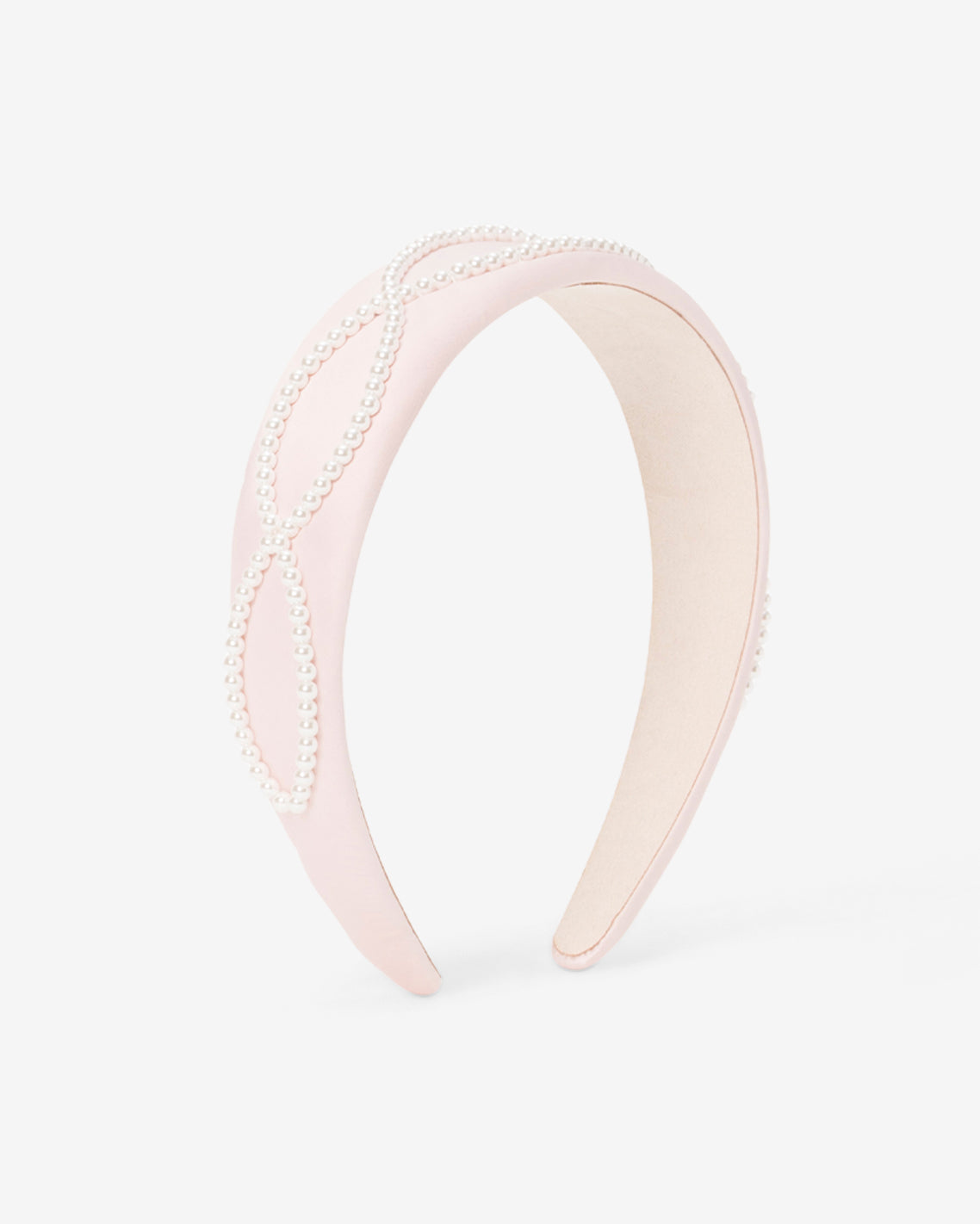 Pearl Satin Headband Pink - Draper James