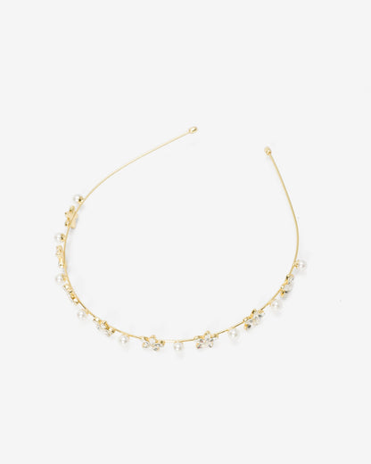 Crystal & Pearl Headband Multicolor - Draper James