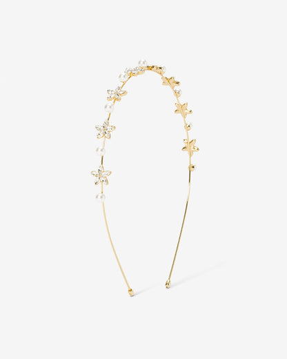 Crystal & Pearl Headband Multicolor - Draper James