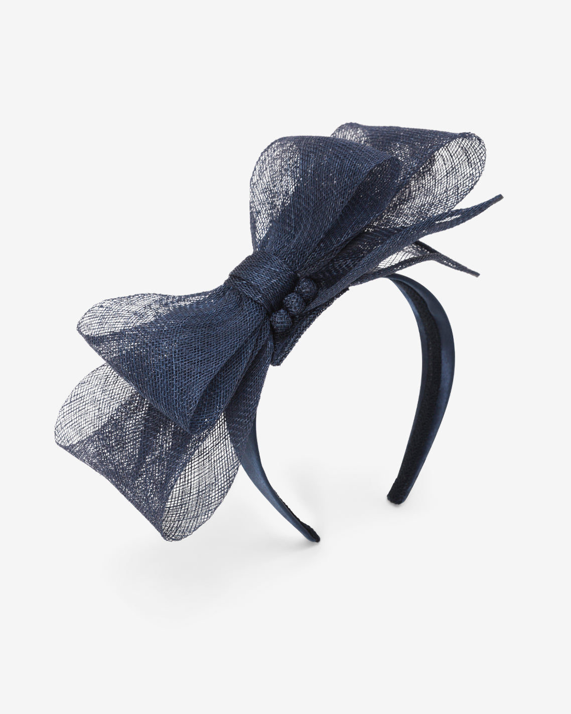 Bow Fascinator Nassau Navy - Draper James