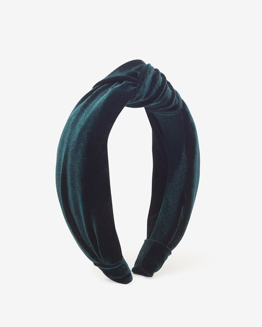 Velvet Knot Headband Green - Draper James