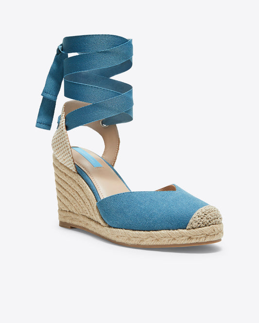 Espadrille Wedge Sandal | Women's Shoes by Draper James Blue - Draper James
