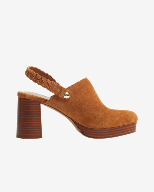 Nima Clog Heel | Women's Clog Heels by Draper James Cognac - Draper James