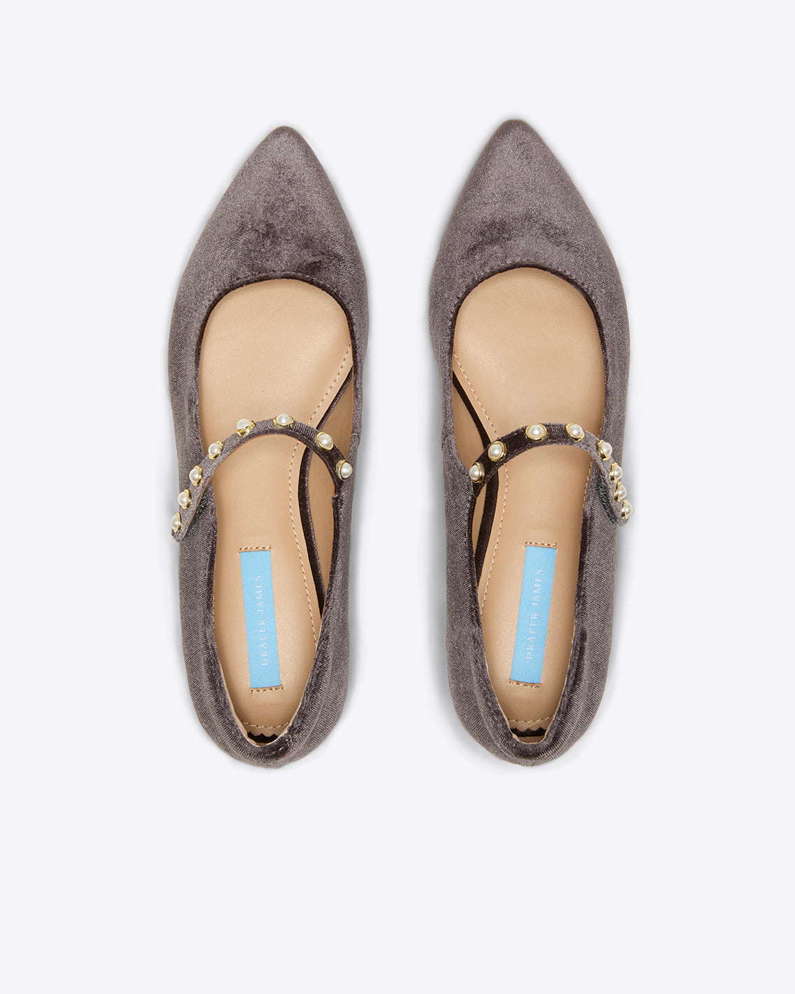 Abigail Velvet Flat | Women's Flats by Draper James Grey - Draper James