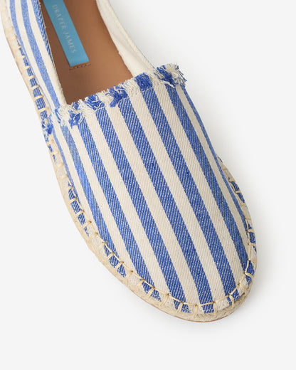 Awning Stripe Espadrille Blue - Draper James