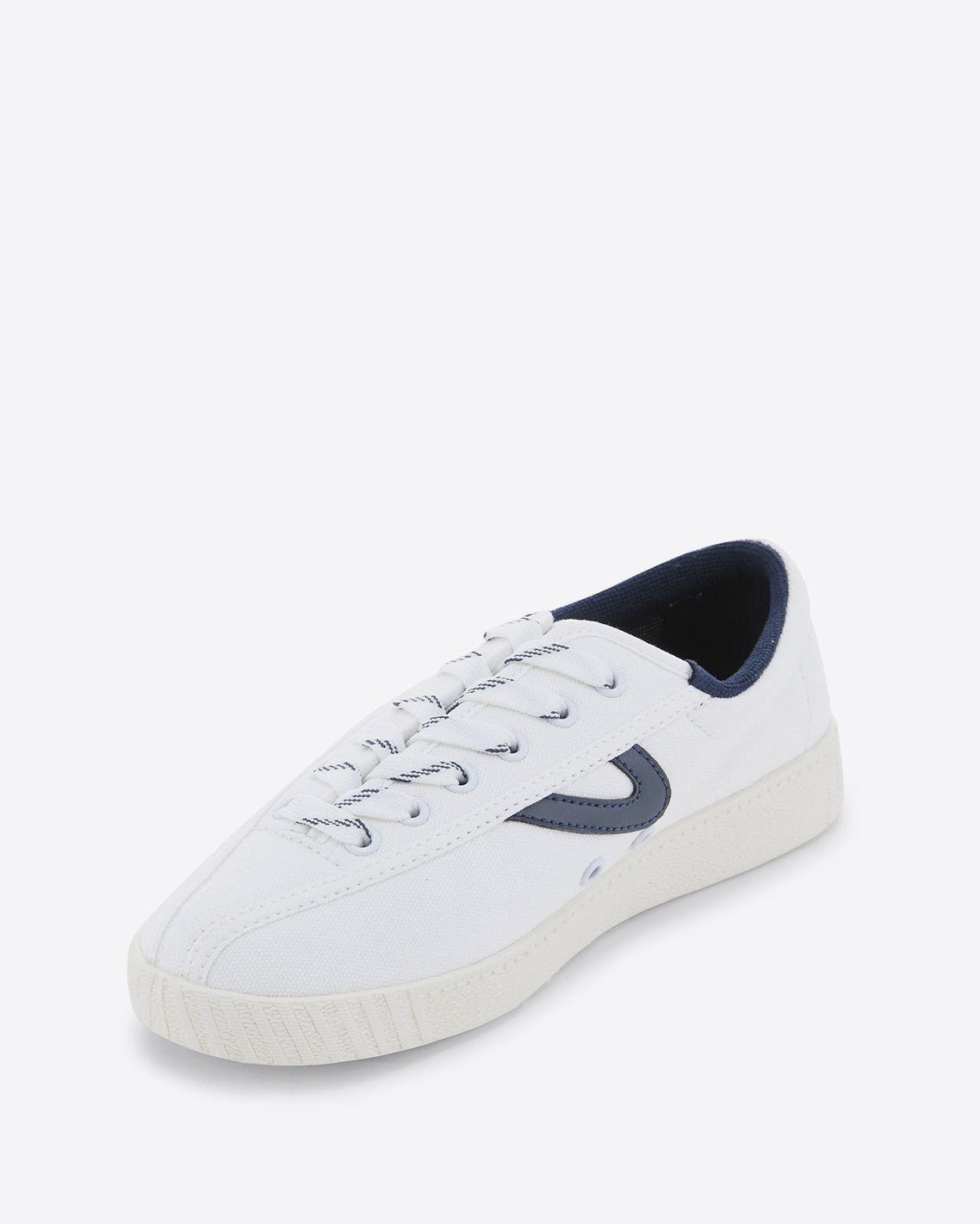 Tretorn Nylite Sneaker – Classic White Nassau Navy - Draper James