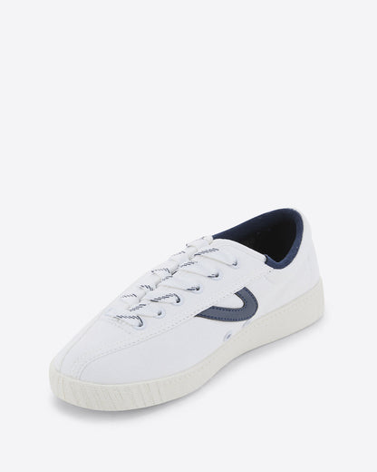 Tretorn Nylite Sneaker – Classic White Nassau Navy - Draper James