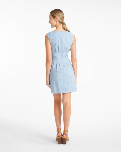 Cypress Mini Dress Blue Multi - Draper James