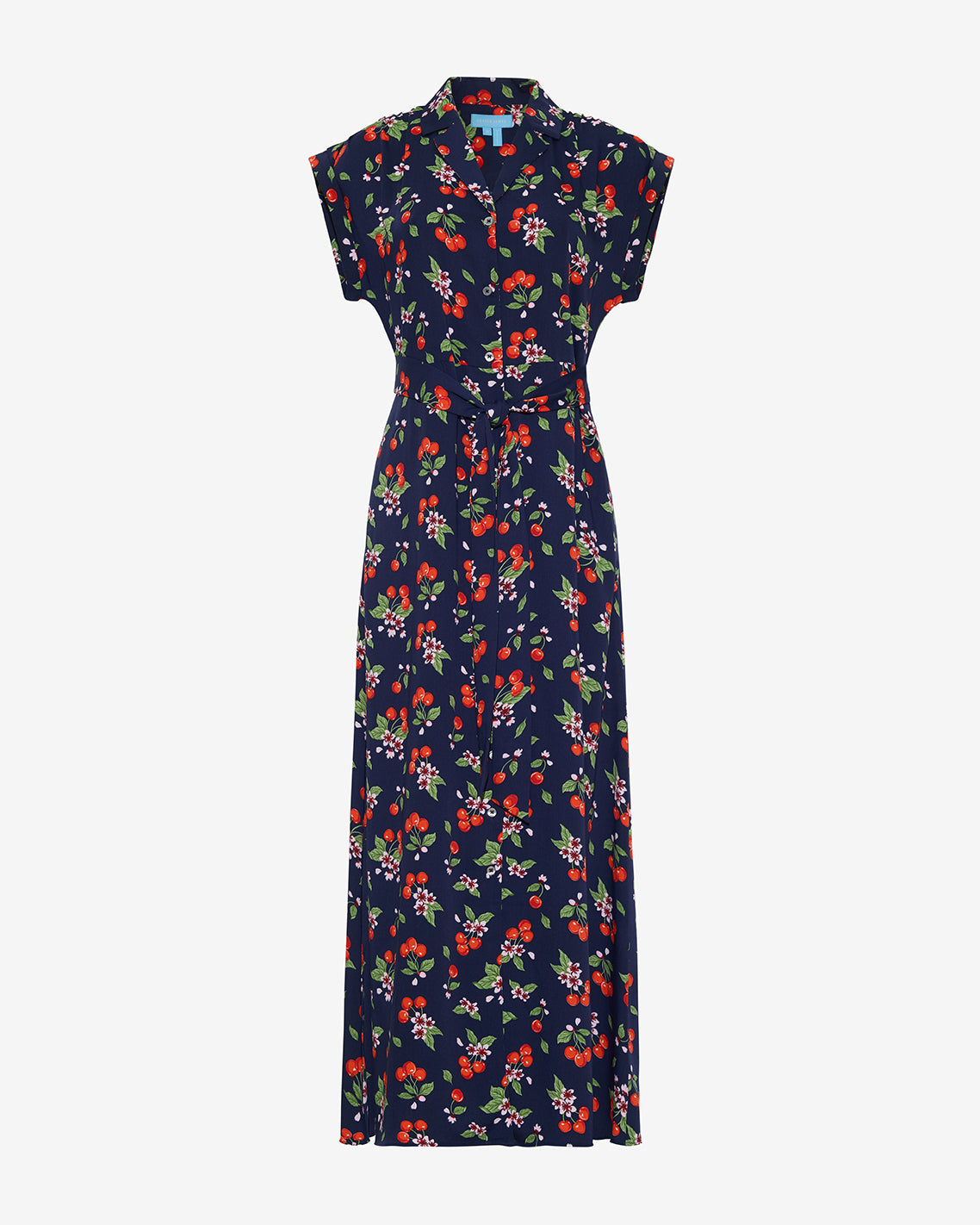 Devin V-Neck Midi Dress in Cherry Blossom Cherry Blossom - Draper James