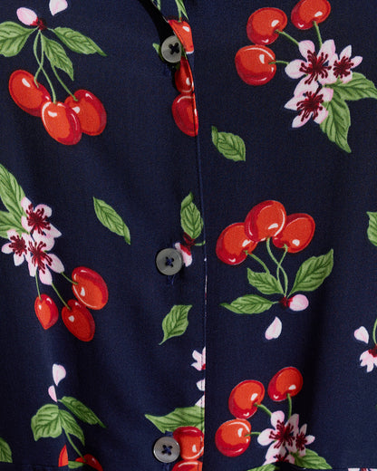 Devin V-Neck Midi Dress in Cherry Blossom Cherry Blossom - Draper James