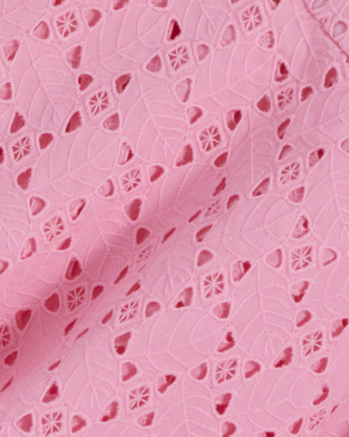 Caitlyn Midi Dress in Eyelet Sachet Pink Eyelet - Draper James
