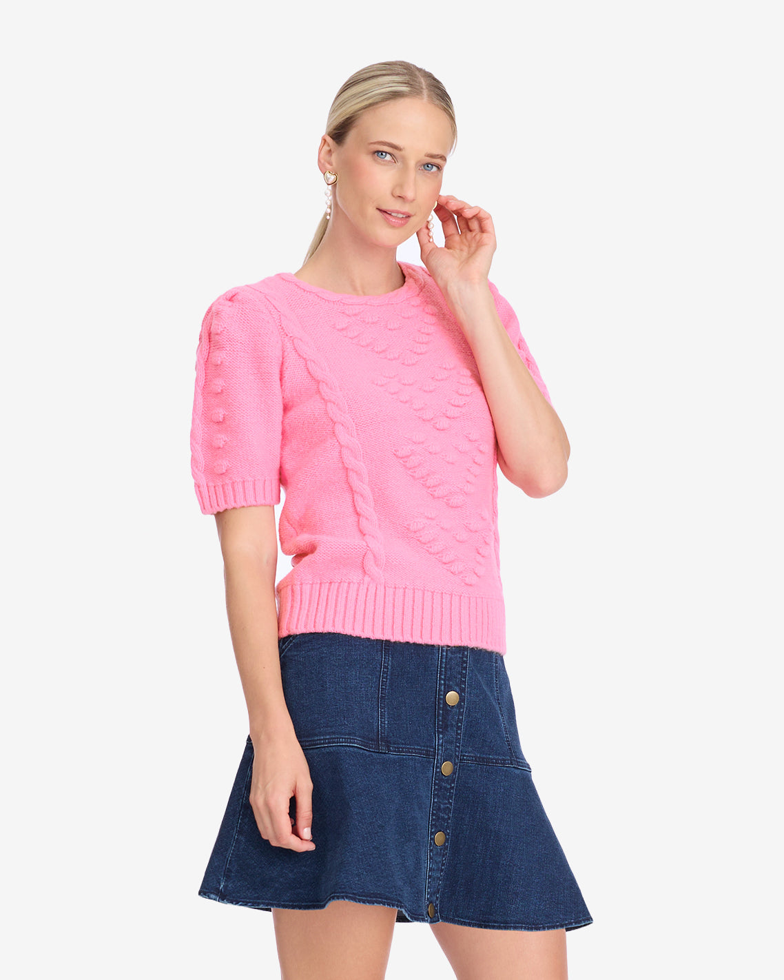 Heart Sweater | Women's Cozy Knit Sweaters by Draper James Pink - Draper James