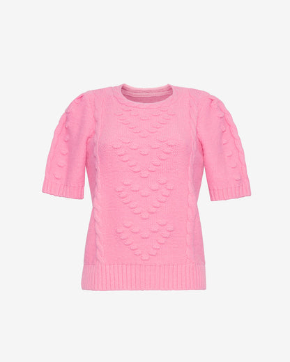 Heart Sweater | Women's Cozy Knit Sweaters by Draper James Pink - Draper James