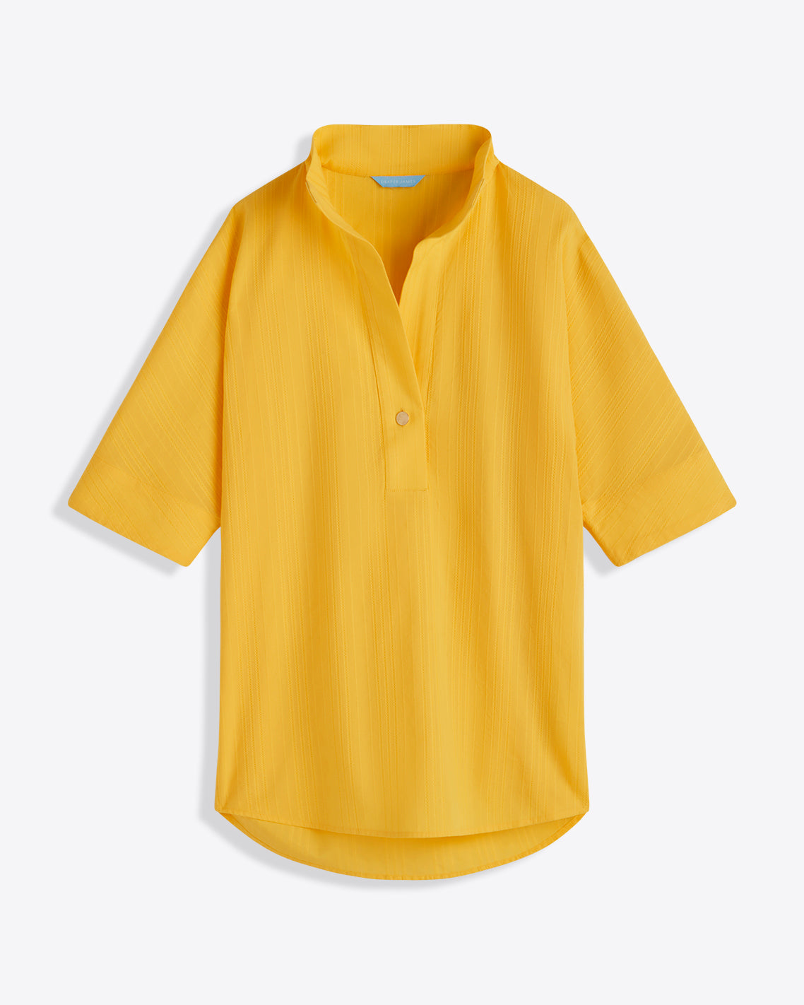 Logan Top in Cotton Dobby Yellow - Draper James