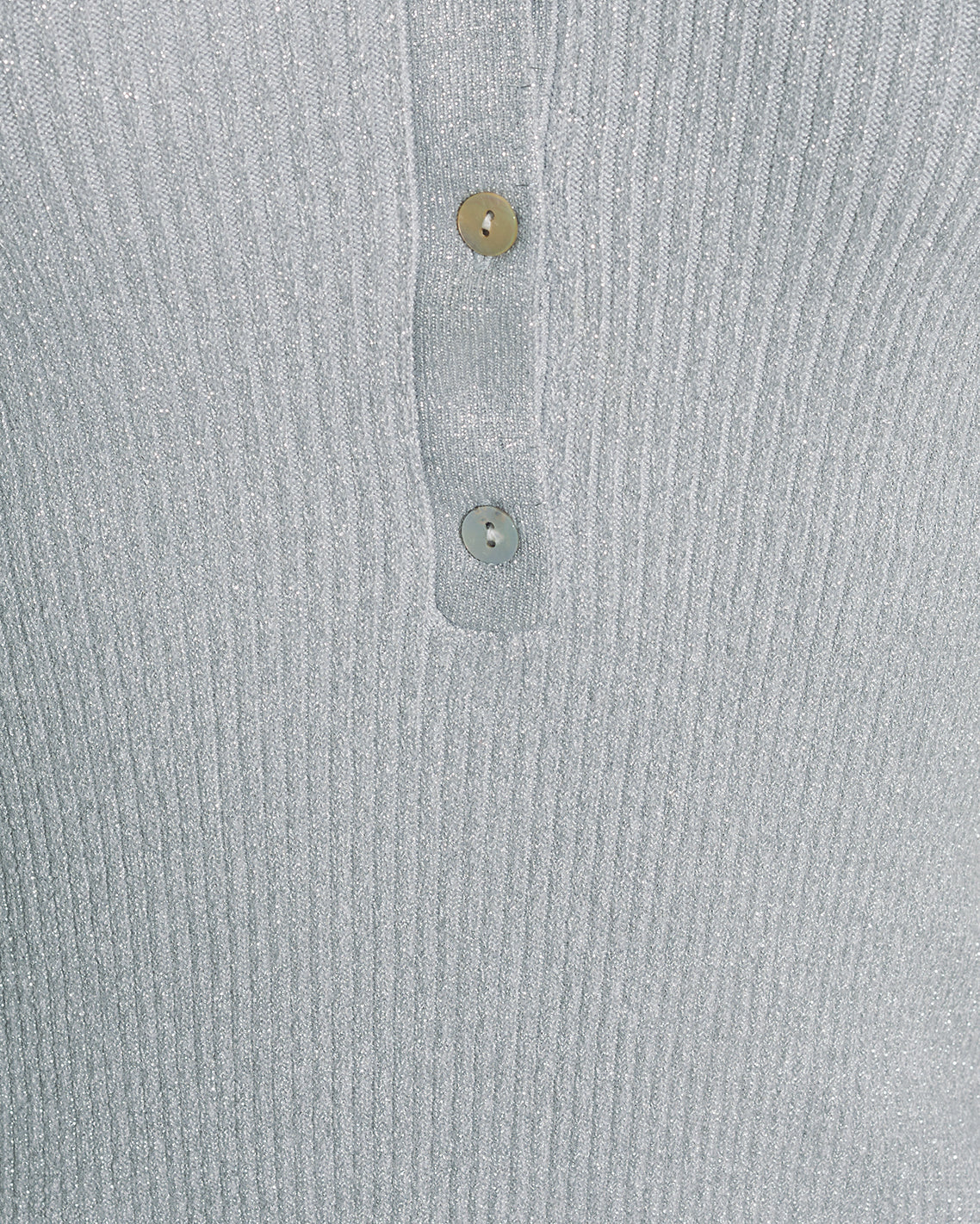 Sweater Polo in Silver Grey - Draper James