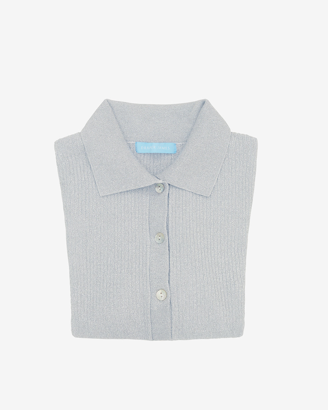 Sweater Polo in Silver Grey - Draper James