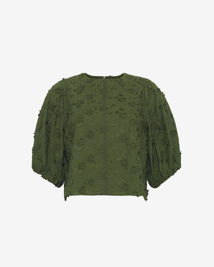 Jess Top in Embroidered Floral Embroidered Floral - Draper James