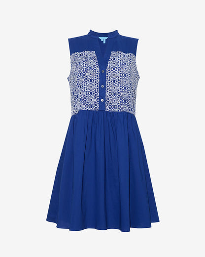 Sami Sleeveless Shirtdress in Daisy Lace Daisy Lace - Draper James