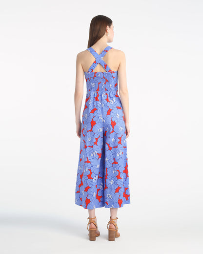 Kendall Sleeveless Jumpsuit in Floating Floral Floating Floral - Draper James