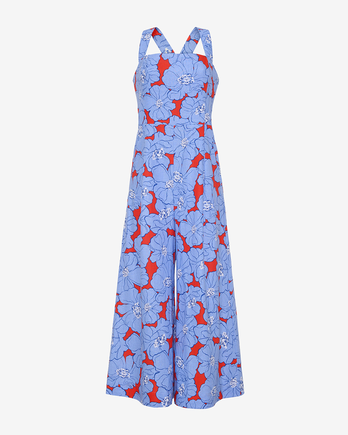Kendall Sleeveless Jumpsuit in Floating Floral Floating Floral - Draper James