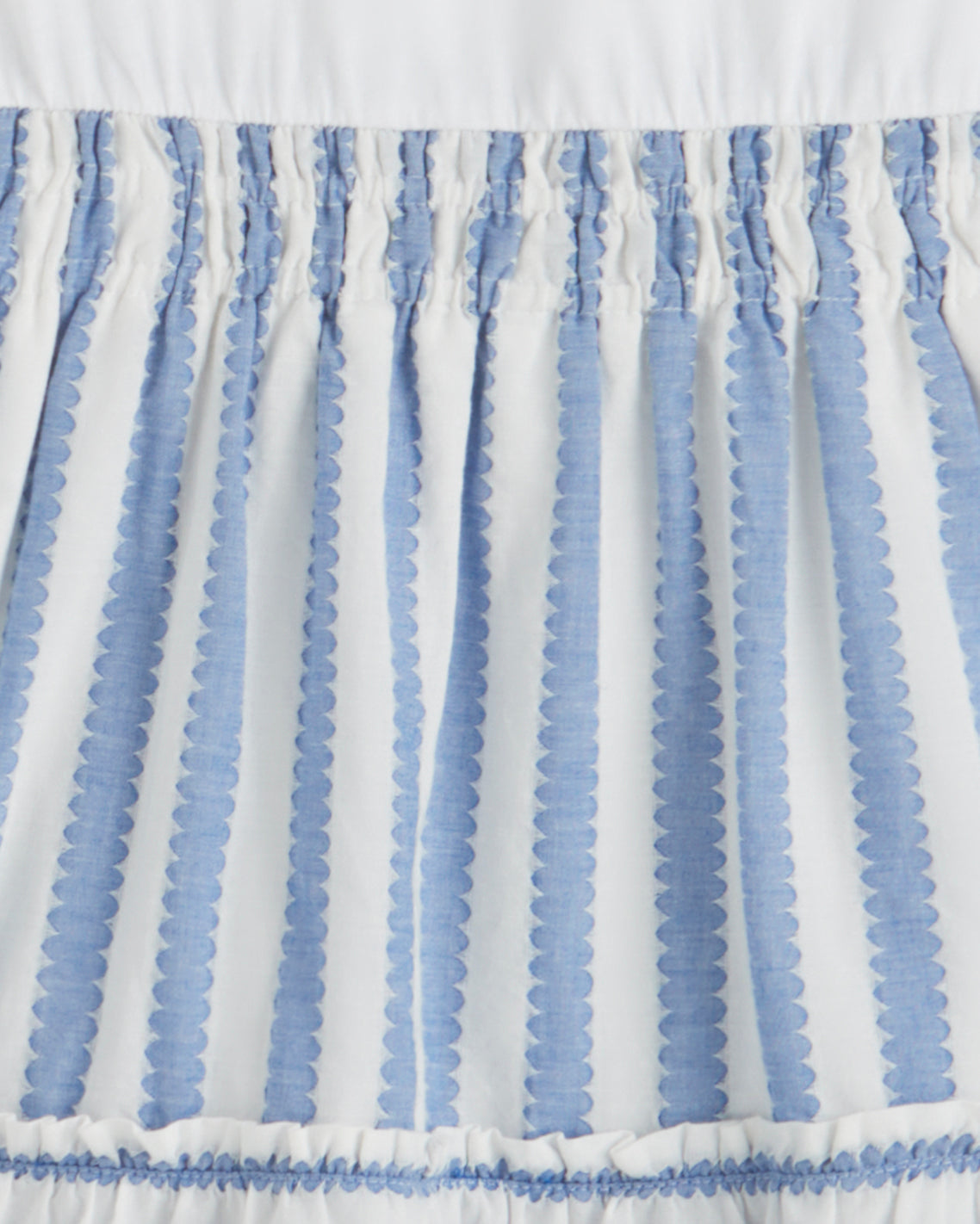 Arden Mixed Media Shirtdress in Wave Stripe Wave Stripe - Draper James