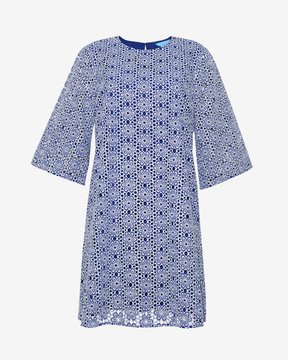Carolyn Bell Sleeve Mini Dress in Daisy Lace Daisy Lace - Draper James