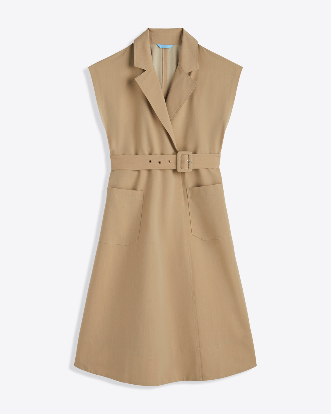 Tatum Midi Shirtdress in Croissant Brown - Draper James