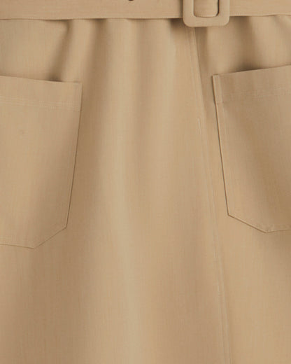 Tatum Midi Shirtdress in Croissant Brown - Draper James