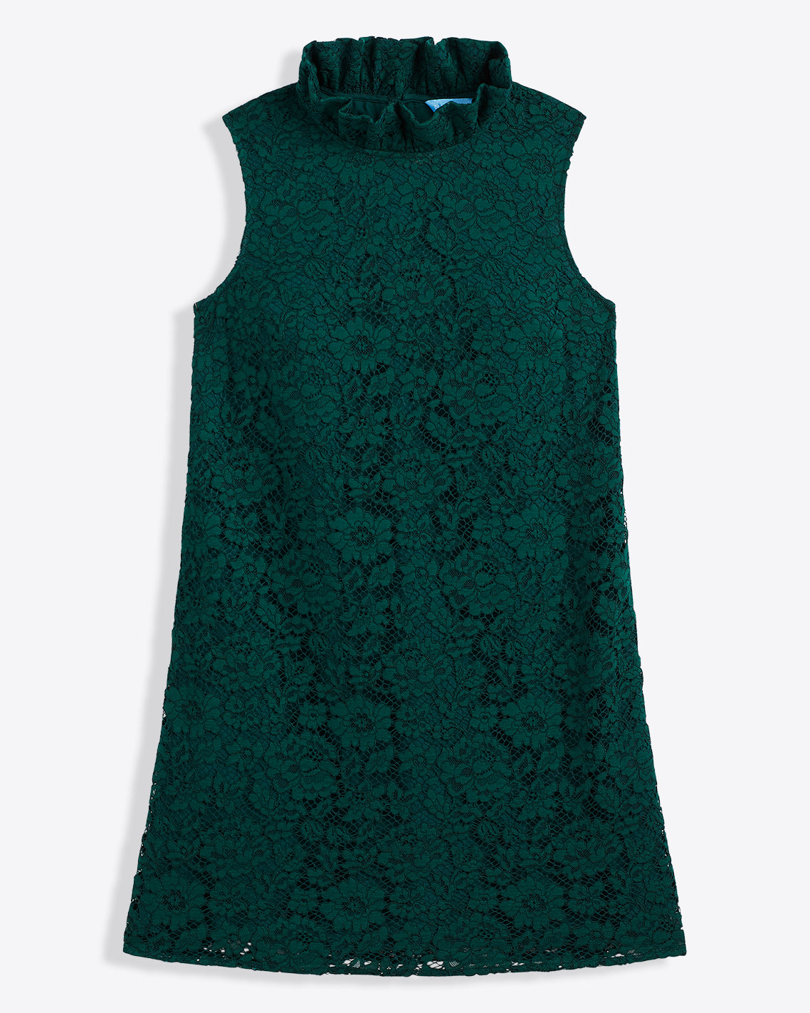 Lindsay Sleeveless Shift Dress in Lace Evergreen - Draper James