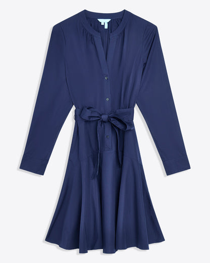 Imogen Mini Shirtdress Navy - Draper James