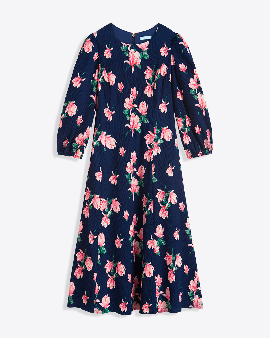 Matilda Crewneck Midi Dress in Magnolia Buds Magnolia Buds - Draper James
