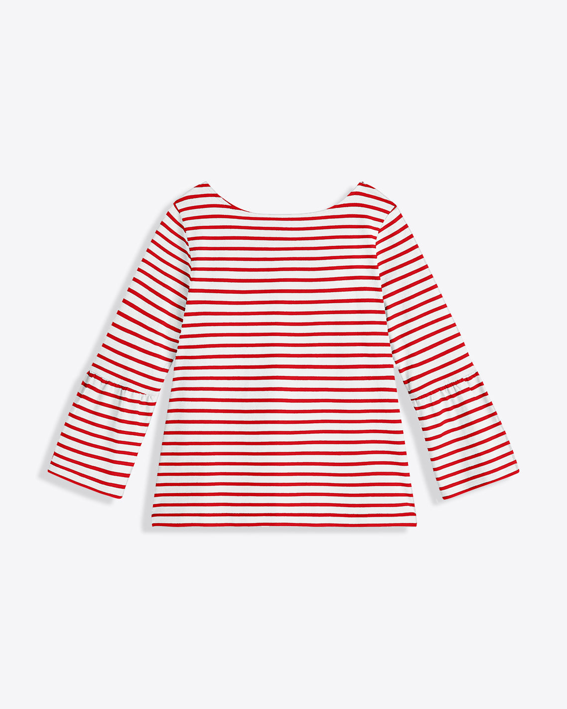 Corey Bell Sleeve Top in Red Mariner Stripe Red Mariner Stripe - Draper James